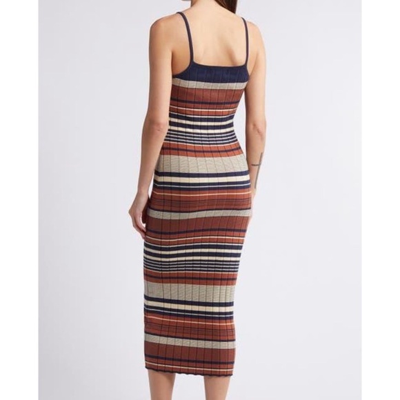 NWT Treasure and Bond Striped Multicolor Knit Dress - Picture 2 of 5